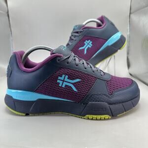 KURU Quantum Shoes Womens Size 9.5 M Purple Navy Mesh Athletic Walking